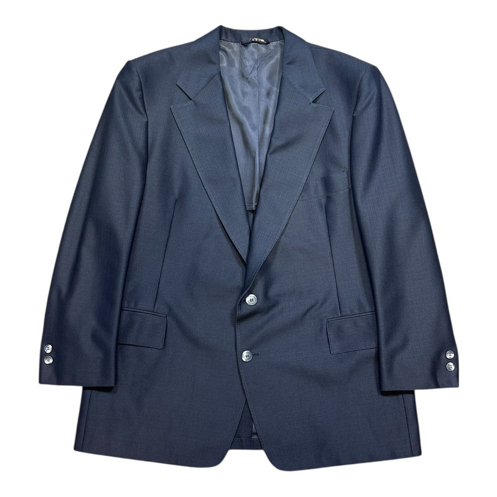 Romelli Hughes & Hatcher Men's Blazer &‎ Vest Navy Wool 42R